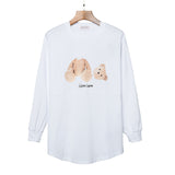 Palm Angels Sweatshirts Long Sleeve T-shirt Men and Women Loose Letter Print Top