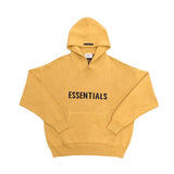 Fog Feel Of God Essentials Hoodie Double Line Letter Loose Sweater Knitted Pullover Hooded Sweater