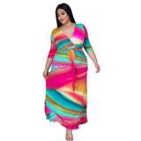 Nina Parker plus Size Dresses Floral Dress Sexy Beach