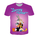 Bugs Bunny Shirt Spring and Summer Men's Short Sleeve Printing