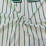Baggy Baseball Jersey Summer Baseball Uniform Fashion Button Striped Baseball
