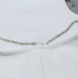 Winter Formal Dresses Midriff Outfit Chain Bandage Dress
