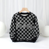 Children Boy Hoodie Autumn Boy Long-Sleeved Sweater Printed Sweater Terry