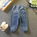 Toddler Boys Pants Boys' Autumn Children's Cartoon Printed Jeans