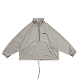 Fog Fear of God Essentials Coat Multi-Line Coat Reflective Colorful Nylon Half Zipper Men's Assault Jacket