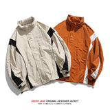 Men Jacket Spring Men's Stitching Baggy Casual Jacket Coat