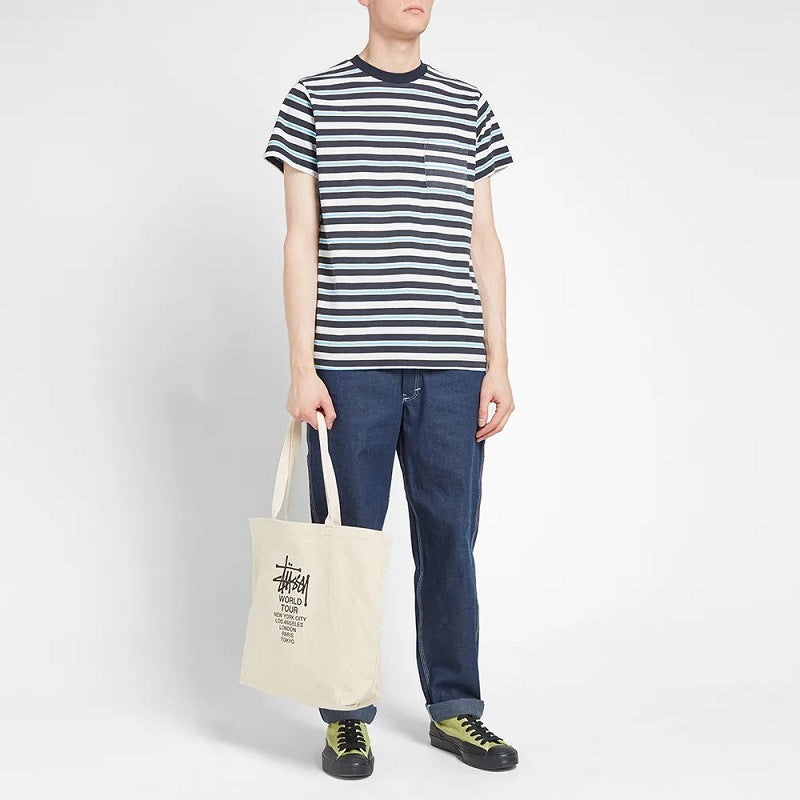 Stussy Handbag Two-Color Portable Simplicity