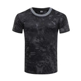 Tactics Style T Shirt for Men Summer Camouflage T-shirt Military Outdoor Sports Short Sleeve