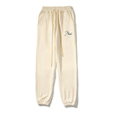 Kanye West Sunday Service Pant Vintage Drawstring Ankle-Tied Trousers Loose Casual Terry Shorts