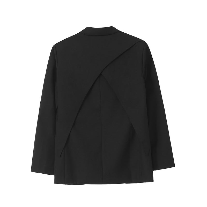 Men's Casual Suit Man Blzer Solid Color Stitching Casual Suit Jacket Men's Loose Lapels Single-Breasted Small Suit