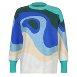 Preppy Aesthetic Sweater Warm and Loose Leisure Pullover Long Sleeve Sweater