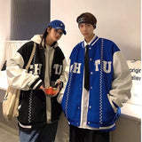 Baggy Jacket Autumn and Winter Embroidery Jacket Baseball Uniform Jacket