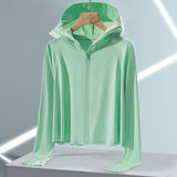 Sun Resistant Clothes Ice Silk Sun Protection Clothing Female UV Protection