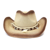 Straw Cowboy Hats Spring and Summer Men's and Women's Sun Protection Sun Hat