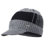 Men Winter Hats Men's Winter Hat Thermal Knitting Woolen Cap Men's Winter
