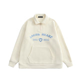 Preppy Aesthetic Sweatshirt Coat Loose Autumn Men's Women's Pullover