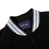 Baby Blue Varsity Jacket Baseball Jacket Men 'S And Women 'S Spring And Autumn Embroidery