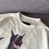 Present Thoroughbred Doberman Dog Print T-Shirt Short Sleeve Fashion Brand Retro T-shirt