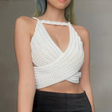 Music Festivals Rave Outfits Girls Tops Summer Women's Fashion Slim-Fit Tank Top