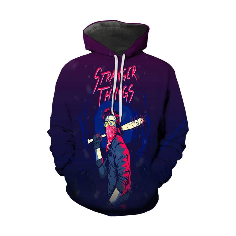 Stranger Things Hoodie Anime 3D Printed Sweater Hoodie Cosplay