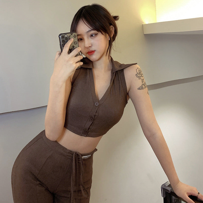 Maddy Euphoria Outfits Spring Lapel Vest Fashion Straight Trousers Suit