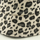 Leopard Fur Hat Bucket Hat Female Summer Sun Protection Sun Hat