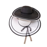 Fedora Golf Hats Summer Satin Women's Dome Straw Hat