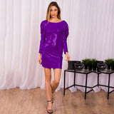 Olivia Wilde Dress Sexy Fashion Sequins Dress Hip-Wrapped Dress
