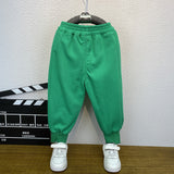 Toddler Boys Pants Boys' Spring and Autumn Knitted Track Sweatpants