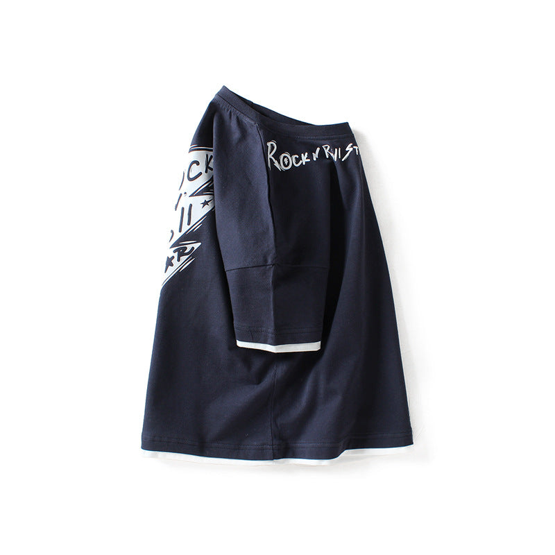 Children T Shrits Children T-shirt Summer Boys' Short Sleeve