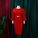 Nina Parker plus Size Dresses Temperament plus Size Dress