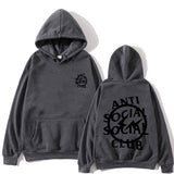 Anti Social Club Hoodie Printed Hoodie