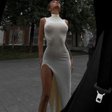 Victoria Beckham Dresses Women's Fashion round Neck Slim Fit