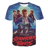 Stranger Things T Shirt 3D Printed Crew Neck T-shirt