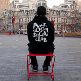 Anti Social Club Hoodie Brushed Hoody Men's Women's Hoodie Coat