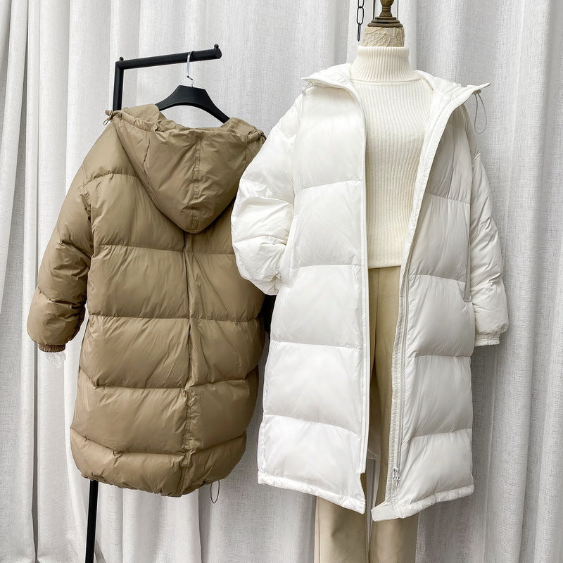 Women Winter Coats Puffer Jacket Down Coat Down Jacket Female White Duck Down Loose Thick Hooded