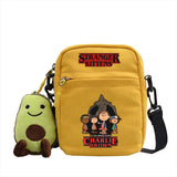 Stranger Things Hellfire Club Backpack Stranger Thing Shoulder Bag Canvas Breathable Crossbody