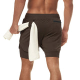 Men Sports Flex Shorts Men's Solid Color Shorts