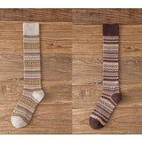 Winter Thick Knit Thigh High Socks Long Stockings Boot Socks Women Calf Socks Long Socks Cotton Socks