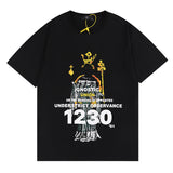Rrr123 T Shirt Washed Old Loose Short Sleeve