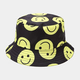 Smiley Face Cap Hat Sun-Shade Fisherman Hat