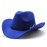 Cowboy Hats Rolled Brim Men and Women Retro