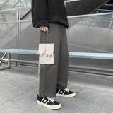 Men Pants Men's Loose Color Matching plus Size Leisure Sports