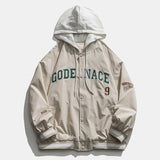 Cream Color Varsity Jacket Spring Jacket Baseball Uniform