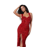 Daisy Buchanan Dress Hip Spaghetti Straps Women's Dress