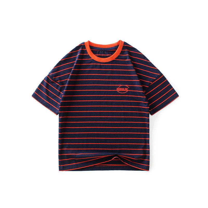 Children T Shrits Children T-shirt Summer Boy's Short-Sleeved T-shirt