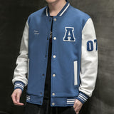 Varsity Bomber Jacket Baseball Jacket Men's Spring and Autumn Youth Student Pilot Jacket Men