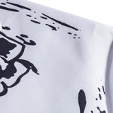 Men's Black and White Shirt Summer