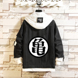 Comic Denim Jacket Autumn and Winter Casual Loose Jacket Clothes