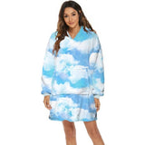 Hoodies Blankets Loose Hooded Warm Sweatshirt Lazy Blanket Casual